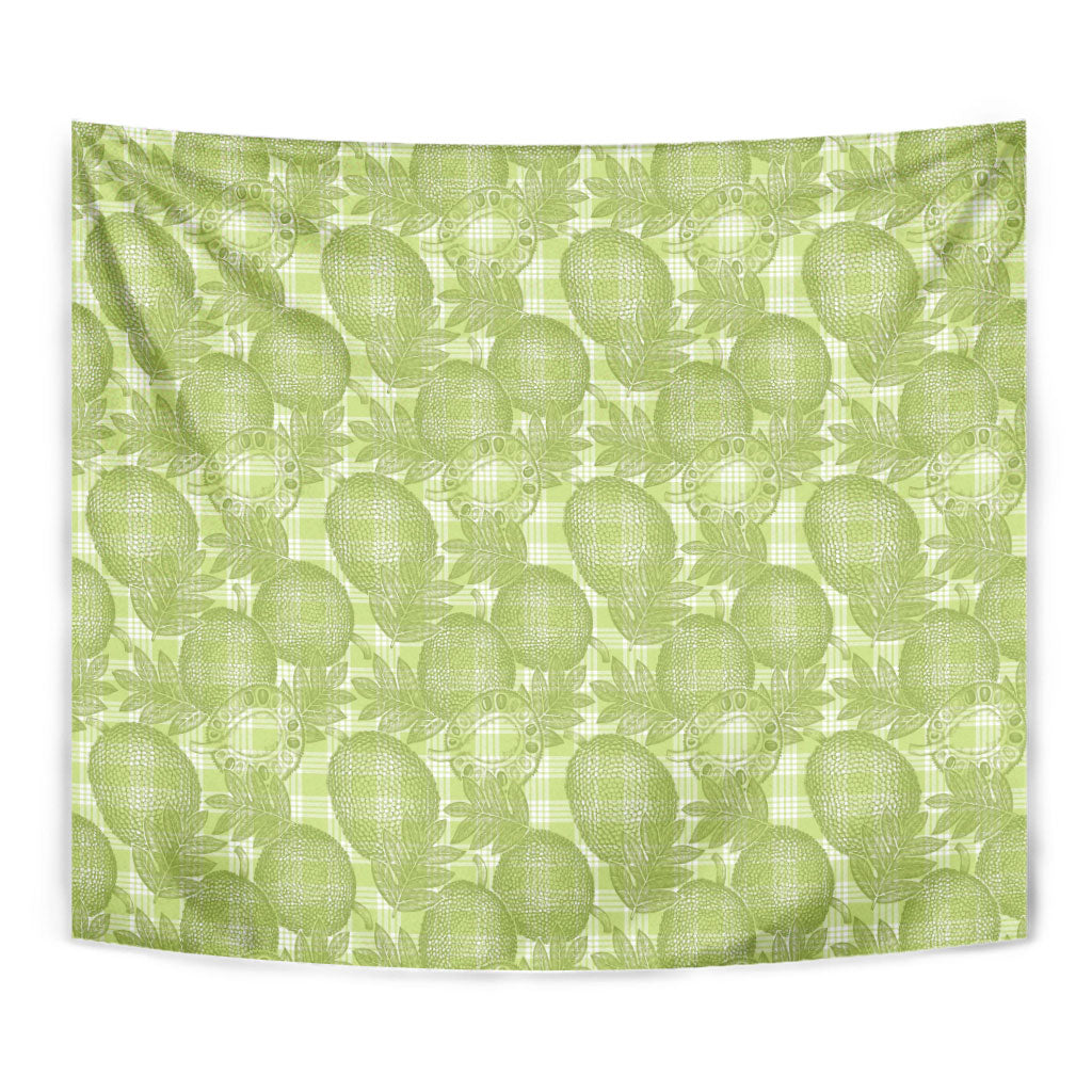Omaomao Hawaii Breadfruit Palaka Motifs Tapestry LT14 - Polynesian Pride