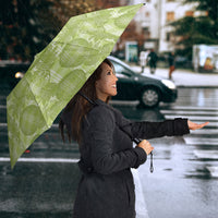 Omaomao Hawaii Breadfruit Palaka Motifs Umbrella LT14 - Polynesian Pride
