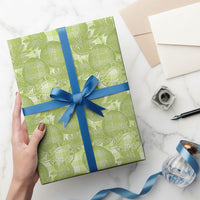 Omaomao Hawaii Breadfruit Palaka Motifs Wrapping Paper LT14 - Polynesian Pride