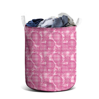Alaka Hawaii Breadfruit Palaka Motifs Laundry Basket LT14 - Polynesian Pride