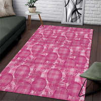 Alaka Hawaii Breadfruit Palaka Motifs Area Rug LT14 Pink - Polynesian Pride