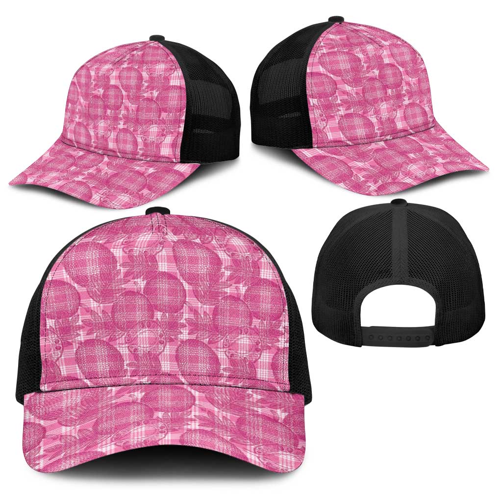 Alaka Hawaii Breadfruit Palaka Motifs Baseball Net Cap LT14 - Polynesian Pride