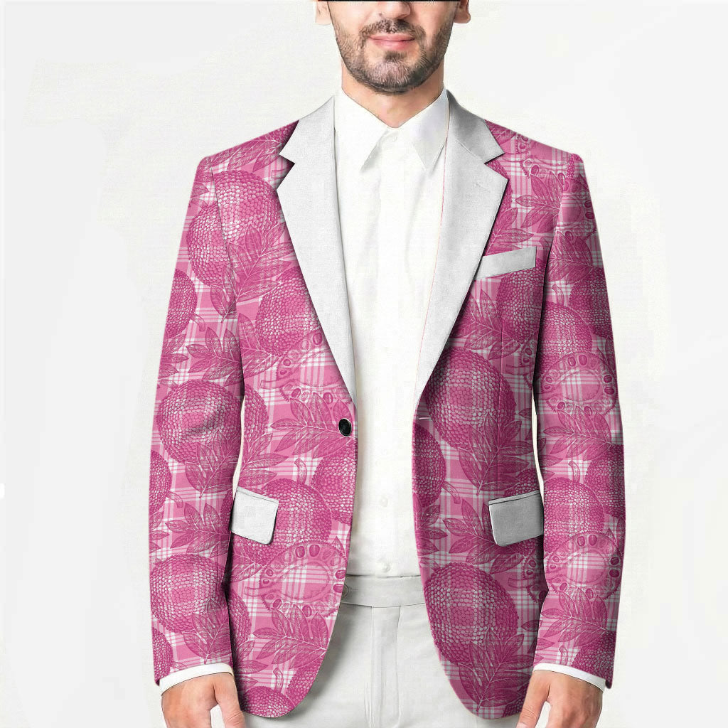 Alaka Hawaii Breadfruit Palaka Motifs Blazer LT14 - Polynesian Pride