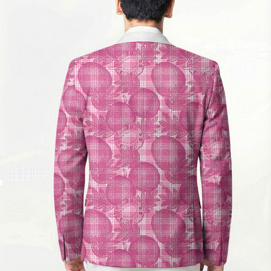 Alaka Hawaii Breadfruit Palaka Motifs Blazer LT14 - Polynesian Pride