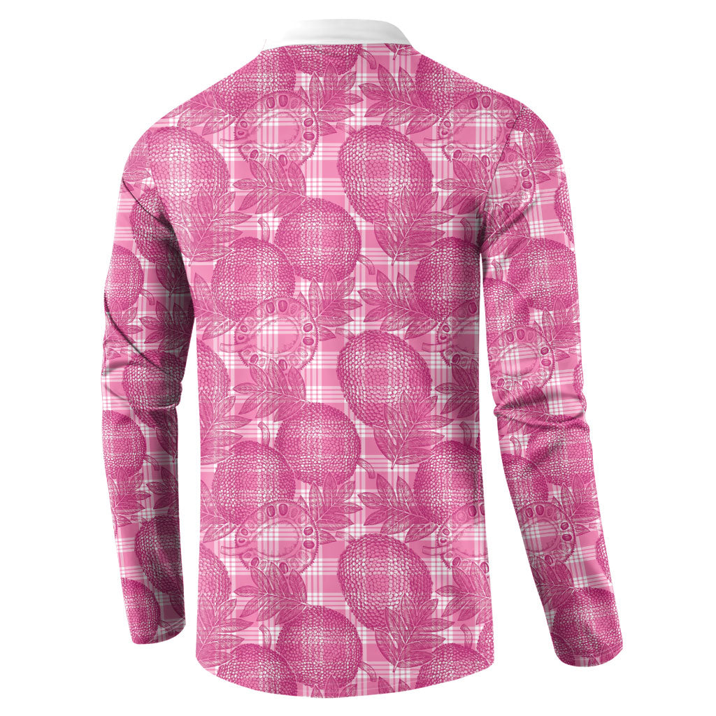 Alaka Hawaii Breadfruit Palaka Motifs Button Sweatshirt LT14 - Polynesian Pride