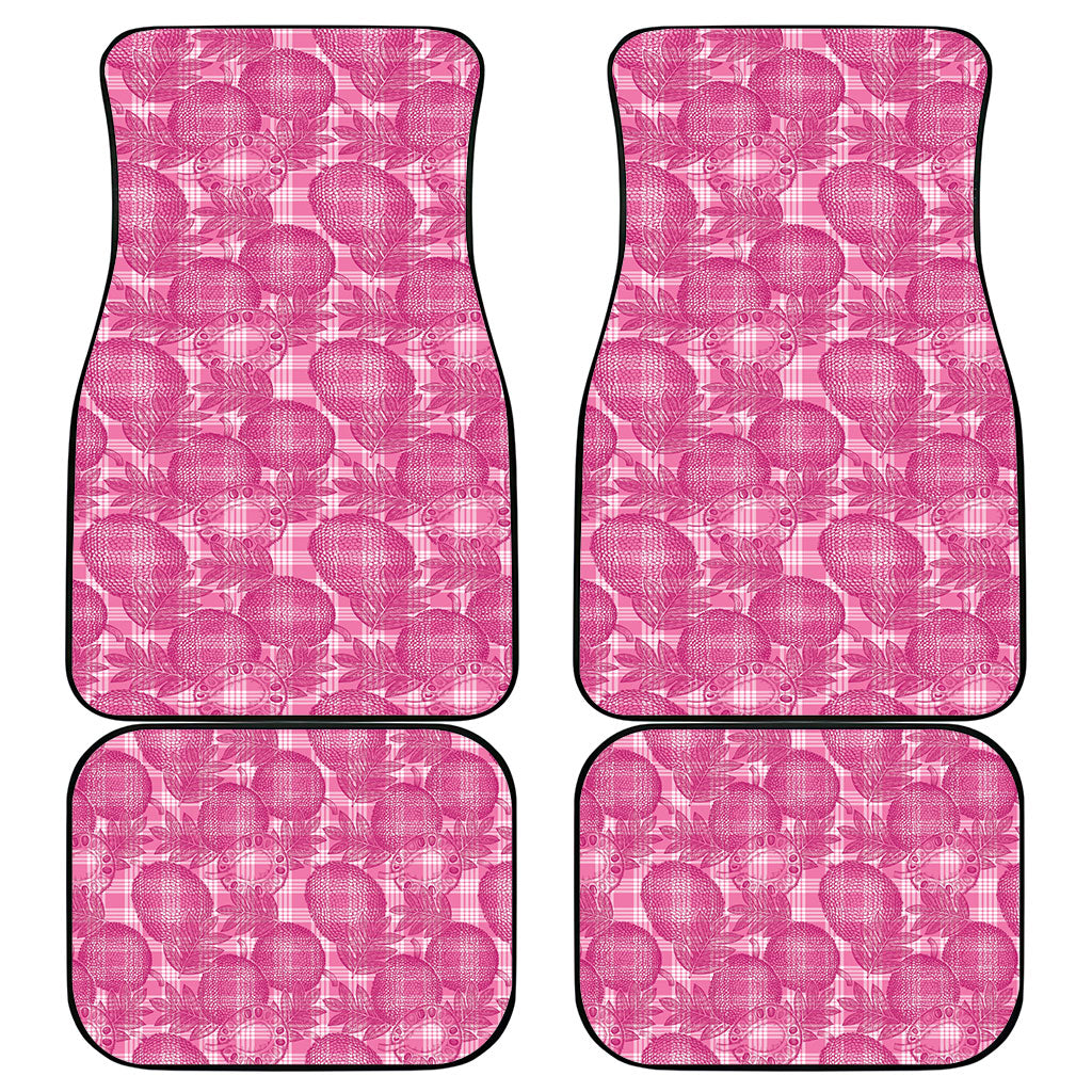 Alaka Hawaii Breadfruit Palaka Motifs Car Mats LT14 - Polynesian Pride