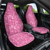 Alaka Hawaii Breadfruit Palaka Motifs Car Seat Cover LT14 One Size Pink - Polynesian Pride