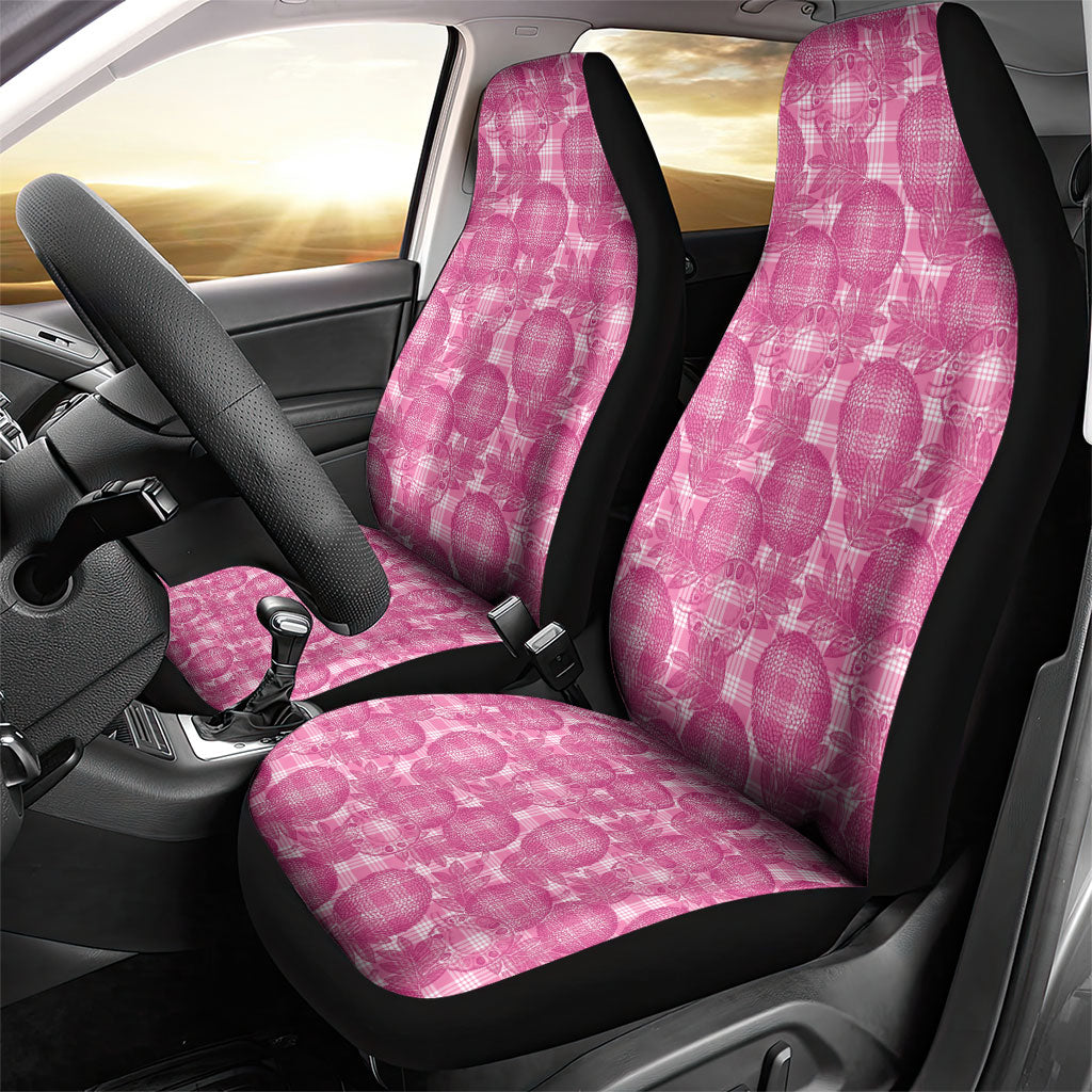 Alaka Hawaii Breadfruit Palaka Motifs Car Seat Cover LT14 - Polynesian Pride