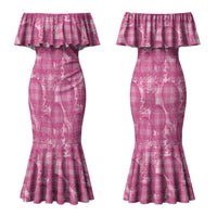 Alaka Hawaii Breadfruit Palaka Motifs Couples Matching Mermaid Dress and Hawaiian Shirt LT14 - Polynesian Pride