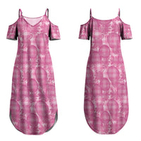 Alaka Hawaii Breadfruit Palaka Motifs Couples Matching Summer Maxi Dress and Hawaiian Shirt LT14 - Polynesian Pride