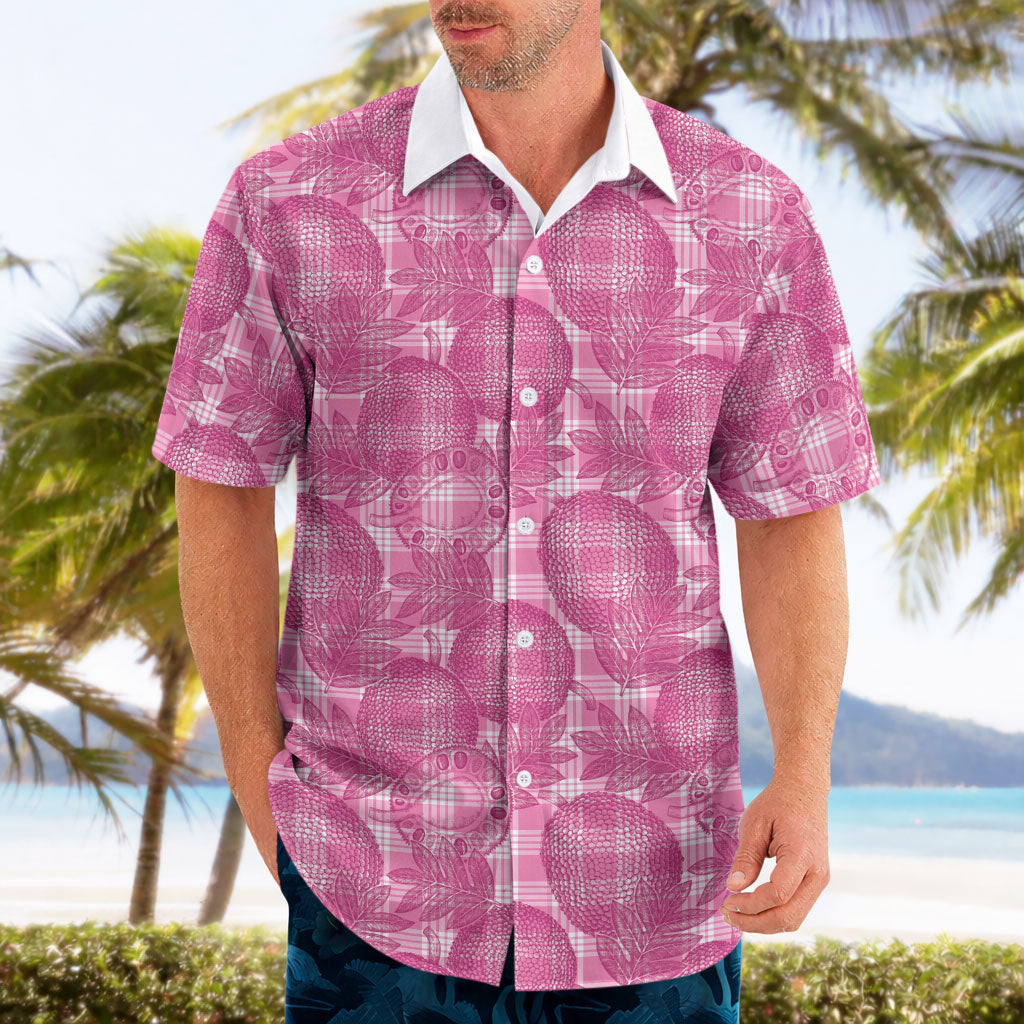 Alaka Hawaii Breadfruit Palaka Motifs Hawaiian Shirt LT14 - Polynesian Pride