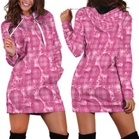 Alaka Hawaii Breadfruit Palaka Motifs Hoodie Dress LT14 - Polynesian Pride