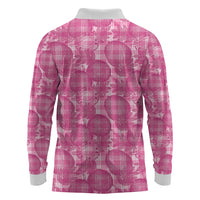 Alaka Hawaii Breadfruit Palaka Motifs Long Sleeve Polo Shirt LT14 - Polynesian Pride