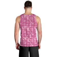 Alaka Hawaii Breadfruit Palaka Motifs Men Tank Top LT14 - Polynesian Pride