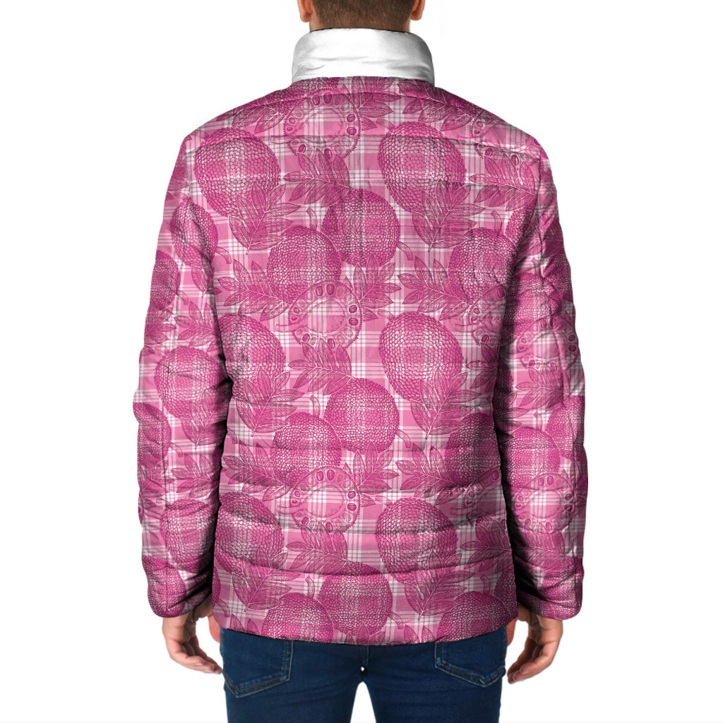Alaka Hawaii Breadfruit Palaka Motifs Padded Jacket LT14 - Polynesian Pride