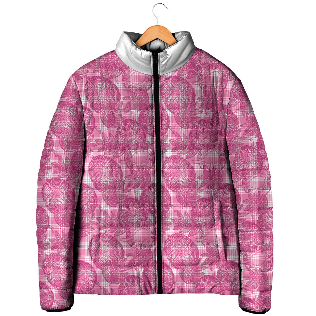 Alaka Hawaii Breadfruit Palaka Motifs Padded Jacket LT14 - Polynesian Pride