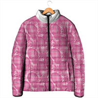Alaka Hawaii Breadfruit Palaka Motifs Padded Jacket LT14 - Polynesian Pride