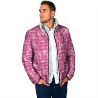 Alaka Hawaii Breadfruit Palaka Motifs Padded Jacket LT14 - Polynesian Pride