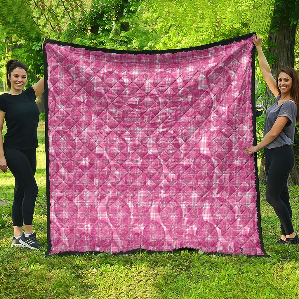 Alaka Hawaii Breadfruit Palaka Motifs Quilt LT14 - Polynesian Pride