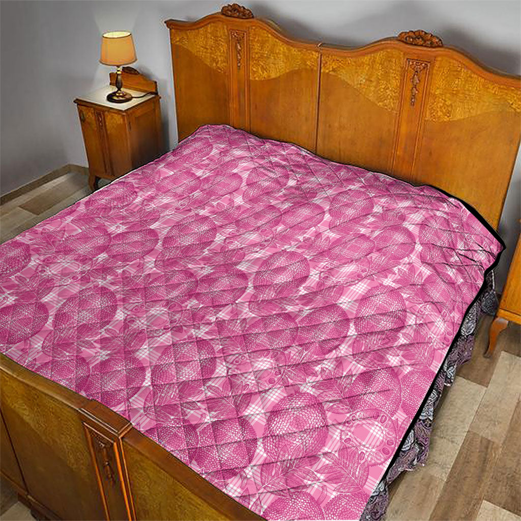 Alaka Hawaii Breadfruit Palaka Motifs Quilt LT14 - Polynesian Pride