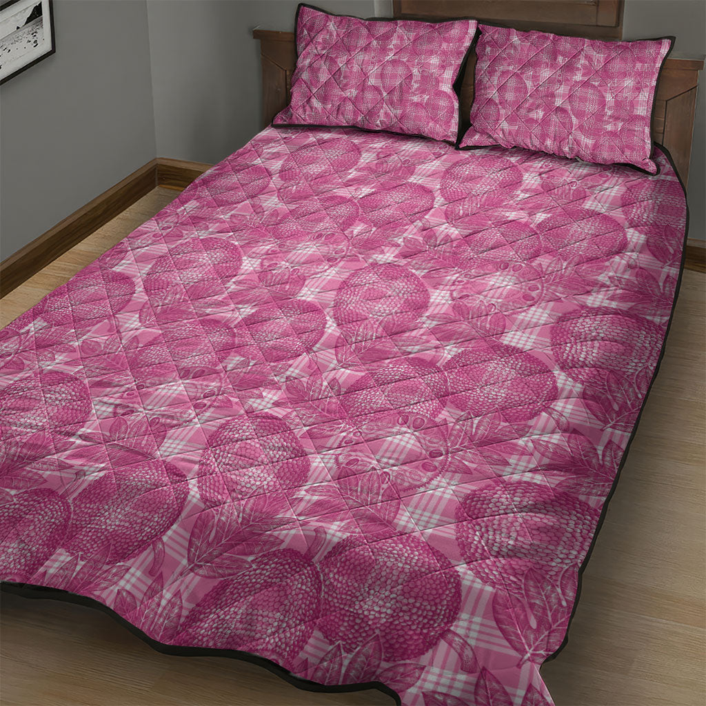 Alaka Hawaii Breadfruit Palaka Motifs Quilt Bed Set LT14 - Polynesian Pride