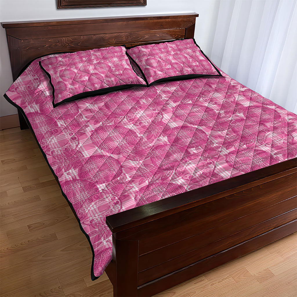 Alaka Hawaii Breadfruit Palaka Motifs Quilt Bed Set LT14 - Polynesian Pride