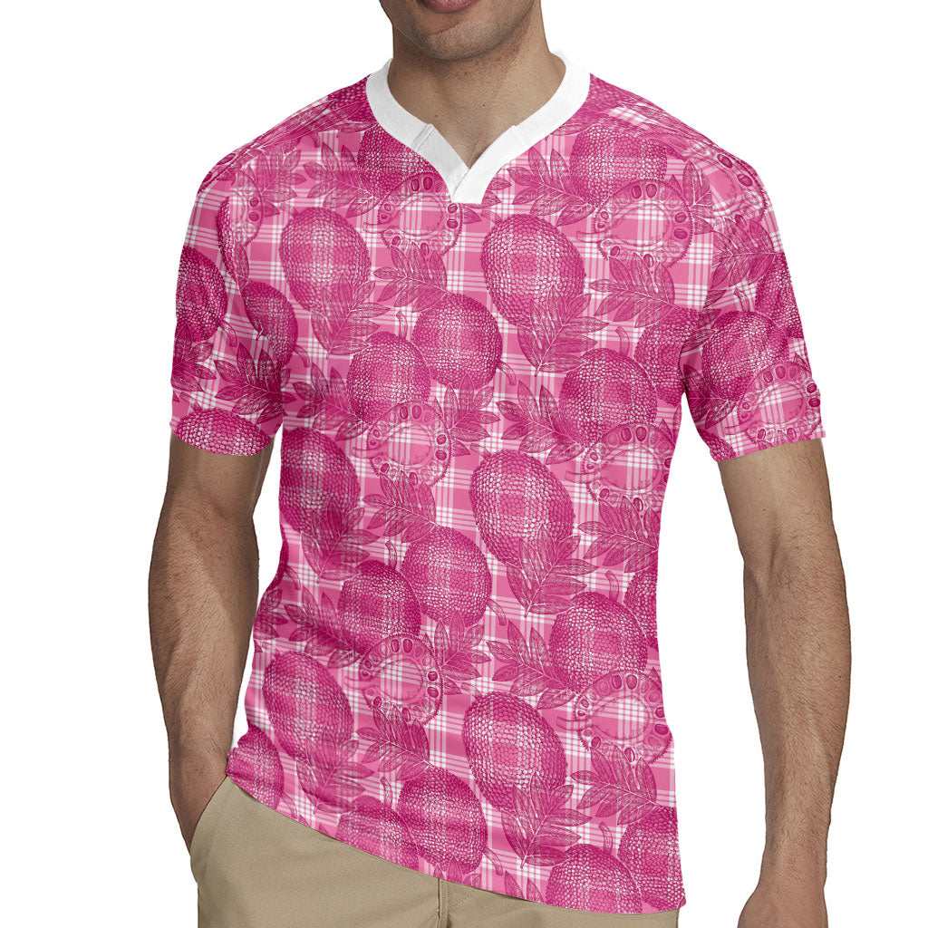 Alaka Hawaii Breadfruit Palaka Motifs Rugby Jersey LT14 - Polynesian Pride