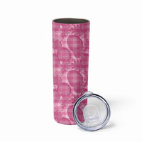 Alaka Hawaii Breadfruit Palaka Motifs Skinny Tumbler LT14 - Polynesian Pride