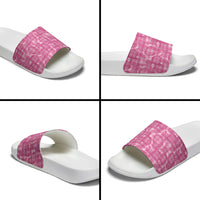 Alaka Hawaii Breadfruit Palaka Motifs Slide Sandals LT14 - Polynesian Pride