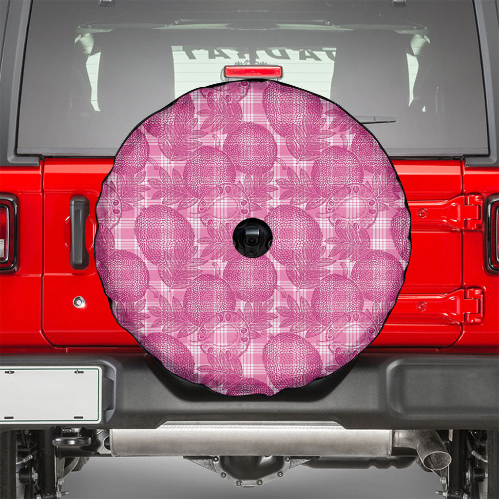 Alaka Hawaii Breadfruit Palaka Motifs Spare Tire Cover LT14 - Polynesian Pride
