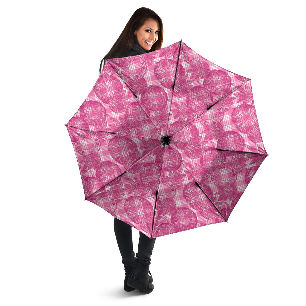 Alaka Hawaii Breadfruit Palaka Motifs Umbrella LT14 - Polynesian Pride