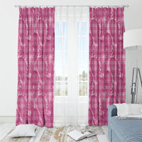 Alaka Hawaii Breadfruit Palaka Motifs Window Curtain LT14 - Polynesian Pride