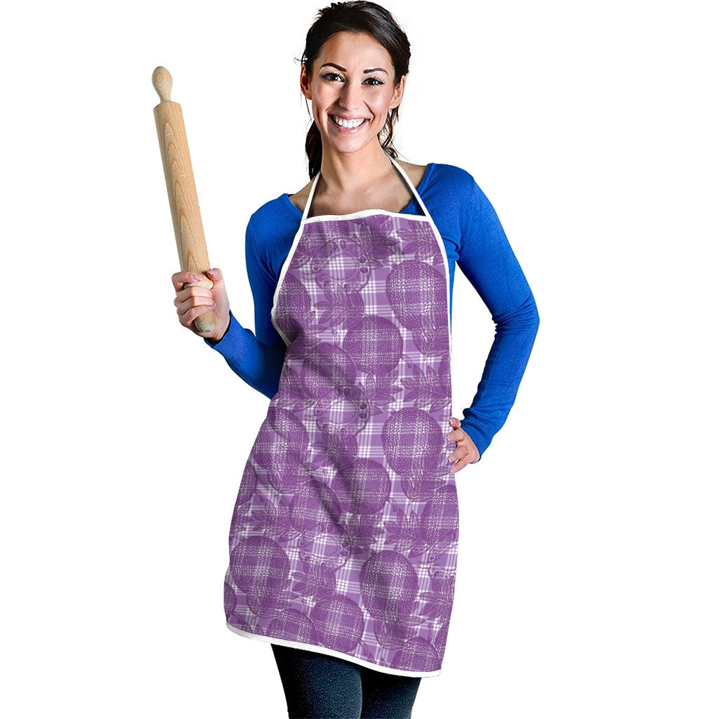 Poni Hawaii Breadfruit Palaka Motifs Apron LT14 - Polynesian Pride