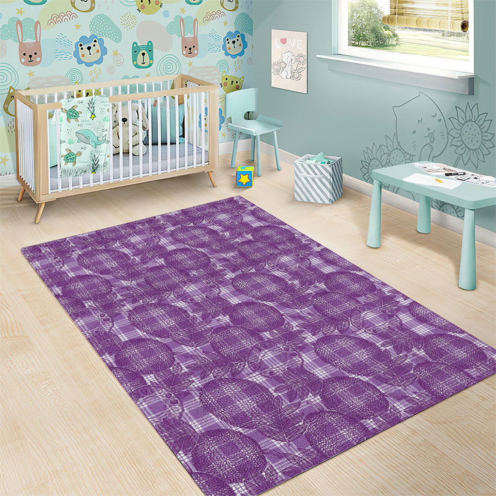 Poni Hawaii Breadfruit Palaka Motifs Area Rug LT14 - Polynesian Pride