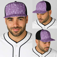 Poni Hawaii Breadfruit Palaka Motifs Baseball Net Cap LT14 - Polynesian Pride