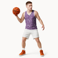 Poni Hawaii Breadfruit Palaka Motifs Basketball Jersey LT14 - Polynesian Pride
