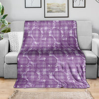 Poni Hawaii Breadfruit Palaka Motifs Blanket LT14 - Polynesian Pride