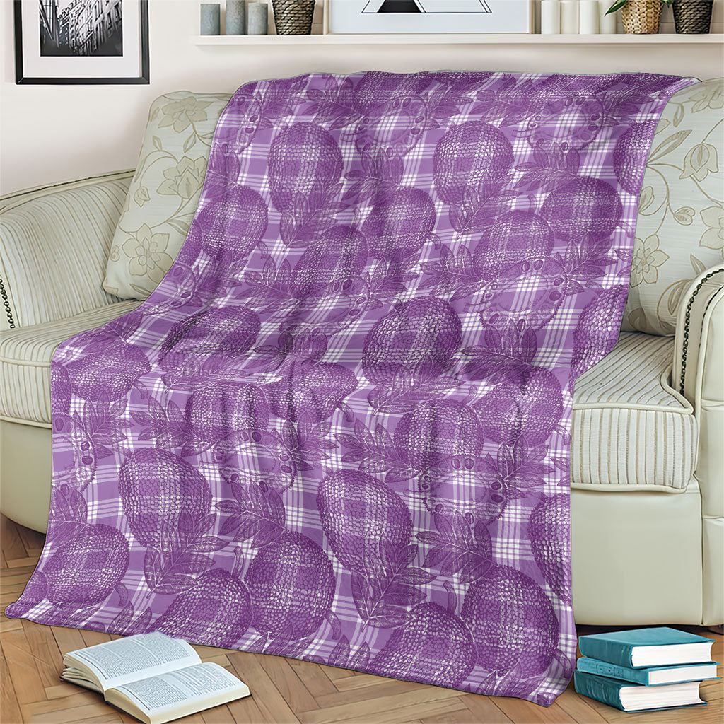 Poni Hawaii Breadfruit Palaka Motifs Blanket LT14 - Polynesian Pride