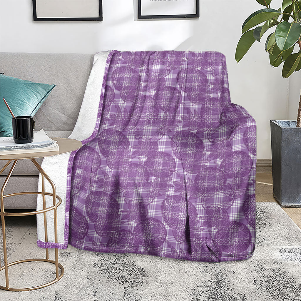 Poni Hawaii Breadfruit Palaka Motifs Blanket LT14 - Polynesian Pride