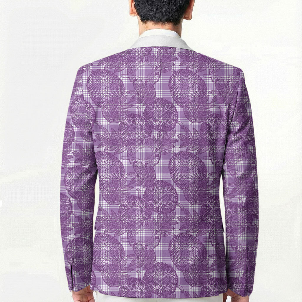 Poni Hawaii Breadfruit Palaka Motifs Blazer LT14 - Polynesian Pride