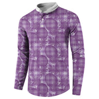 Poni Hawaii Breadfruit Palaka Motifs Button Sweatshirt LT14 - Polynesian Pride