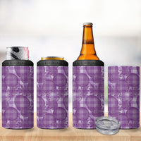 Poni Hawaii Breadfruit Palaka Motifs 4 in 1 Can Cooler Tumbler LT14 - Polynesian Pride