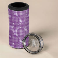 Poni Hawaii Breadfruit Palaka Motifs 4 in 1 Can Cooler Tumbler LT14 - Polynesian Pride