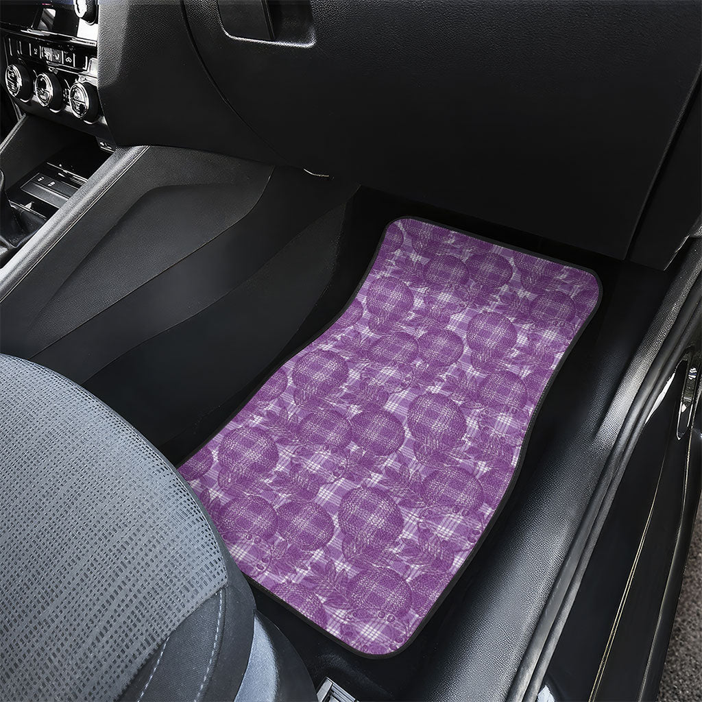 Poni Hawaii Breadfruit Palaka Motifs Car Mats LT14 - Polynesian Pride