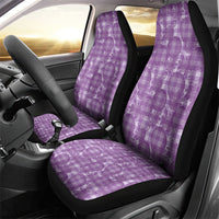 Poni Hawaii Breadfruit Palaka Motifs Car Seat Cover LT14 - Polynesian Pride