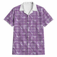 Poni Hawaii Breadfruit Palaka Motifs Hawaiian Shirt LT14 Purple - Polynesian Pride