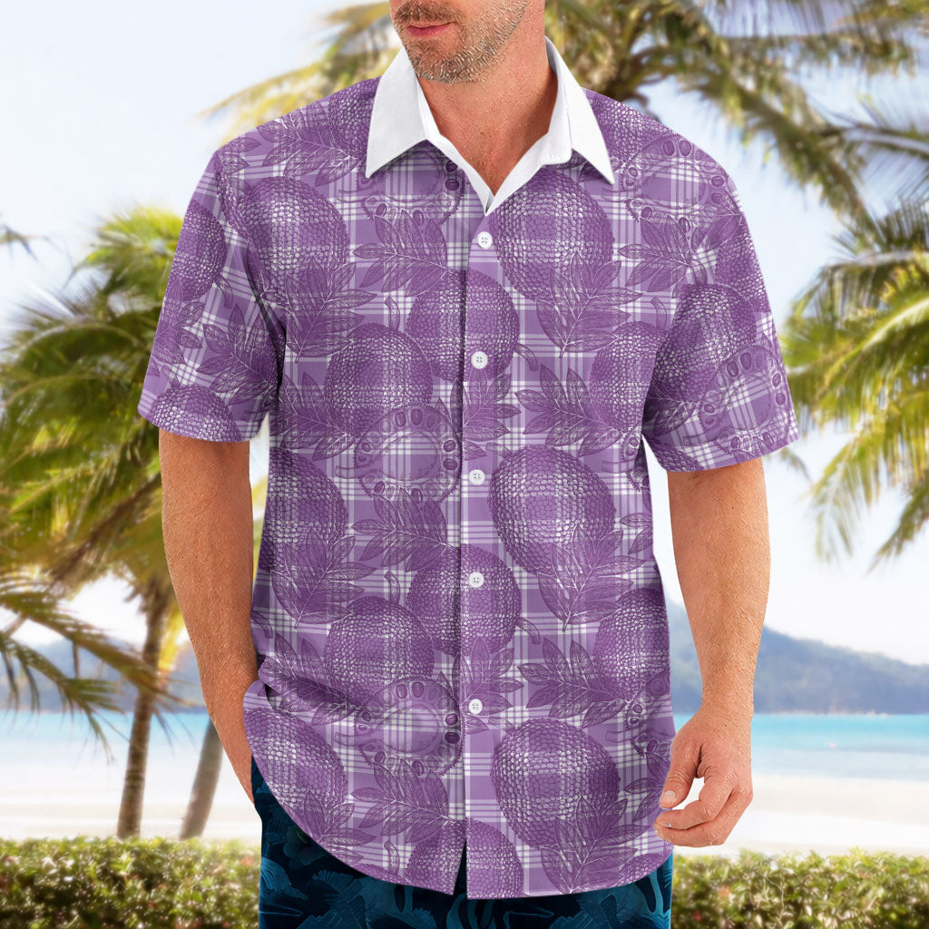 Poni Hawaii Breadfruit Palaka Motifs Hawaiian Shirt LT14 - Polynesian Pride