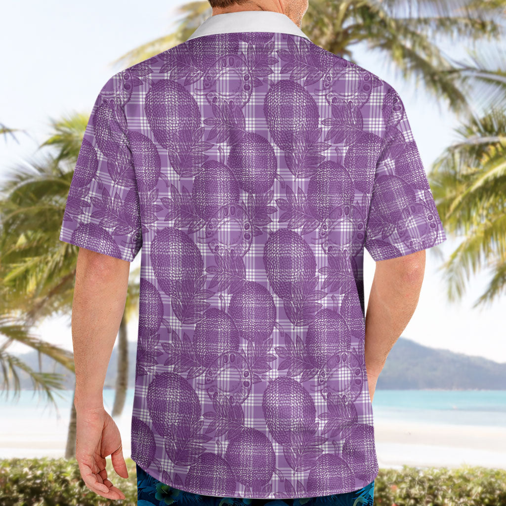 Poni Hawaii Breadfruit Palaka Motifs Hawaiian Shirt LT14 - Polynesian Pride