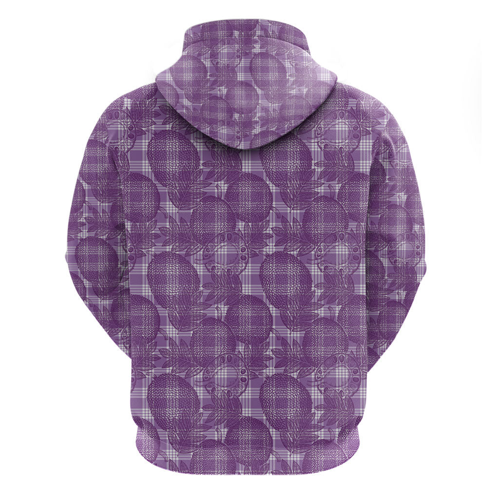 Poni Hawaii Breadfruit Palaka Motifs Hoodie LT14 - Polynesian Pride