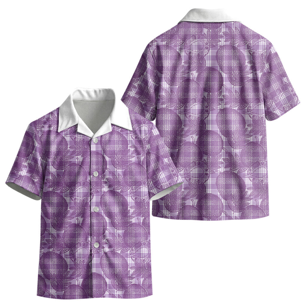 Poni Hawaii Breadfruit Palaka Motifs Kid Hawaiian Shirt LT14 - Polynesian Pride